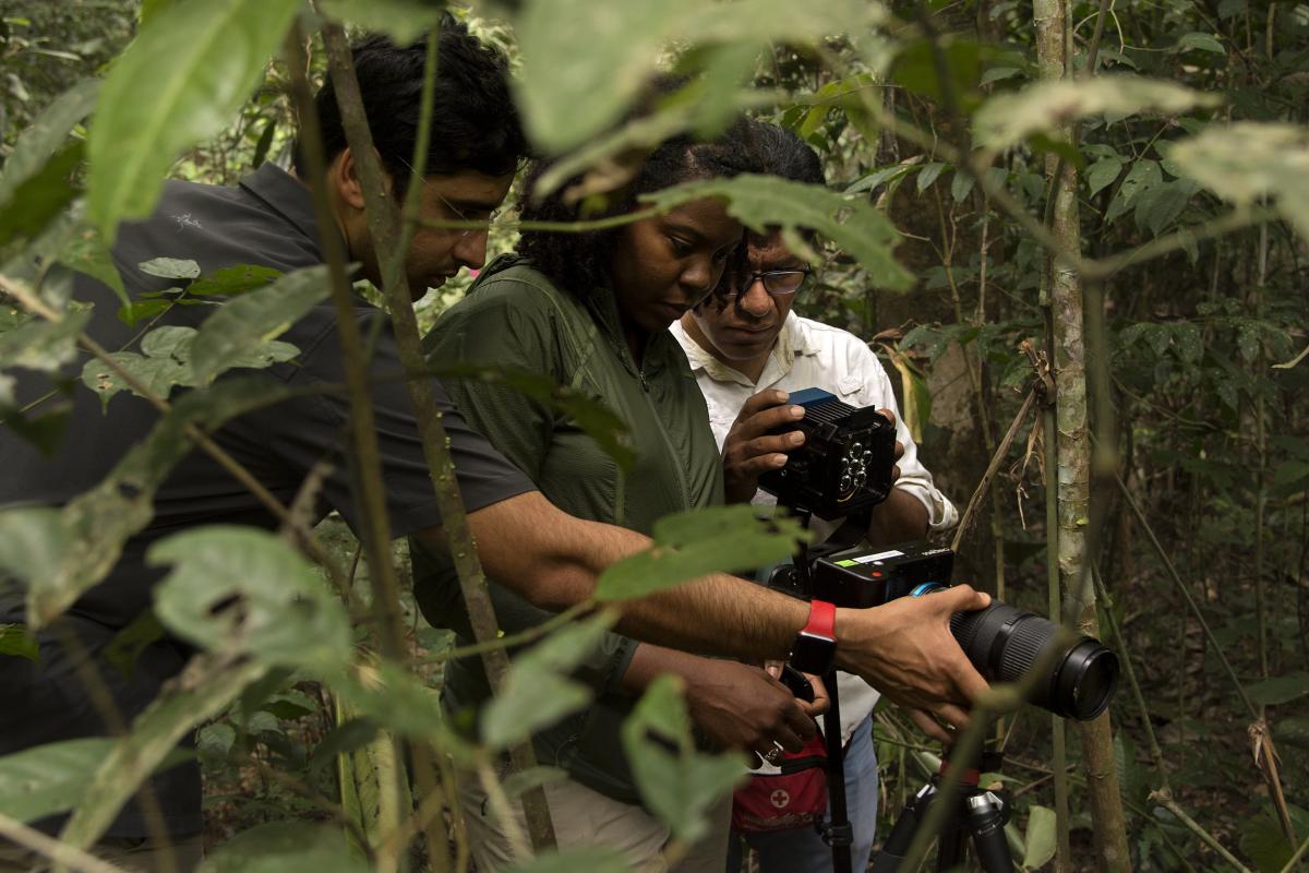 Researchers in Amazon Jungle of Peru