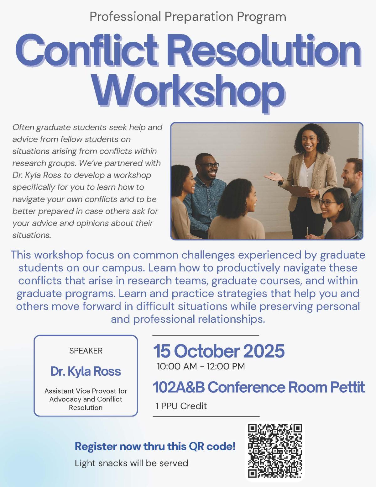 Conflict resolution flyer