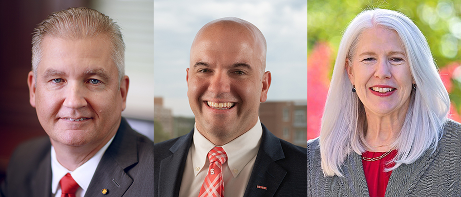 Cliff Henderson, Jim Pfaendtner, Mary Rezac