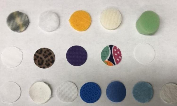 Mask fabric samples