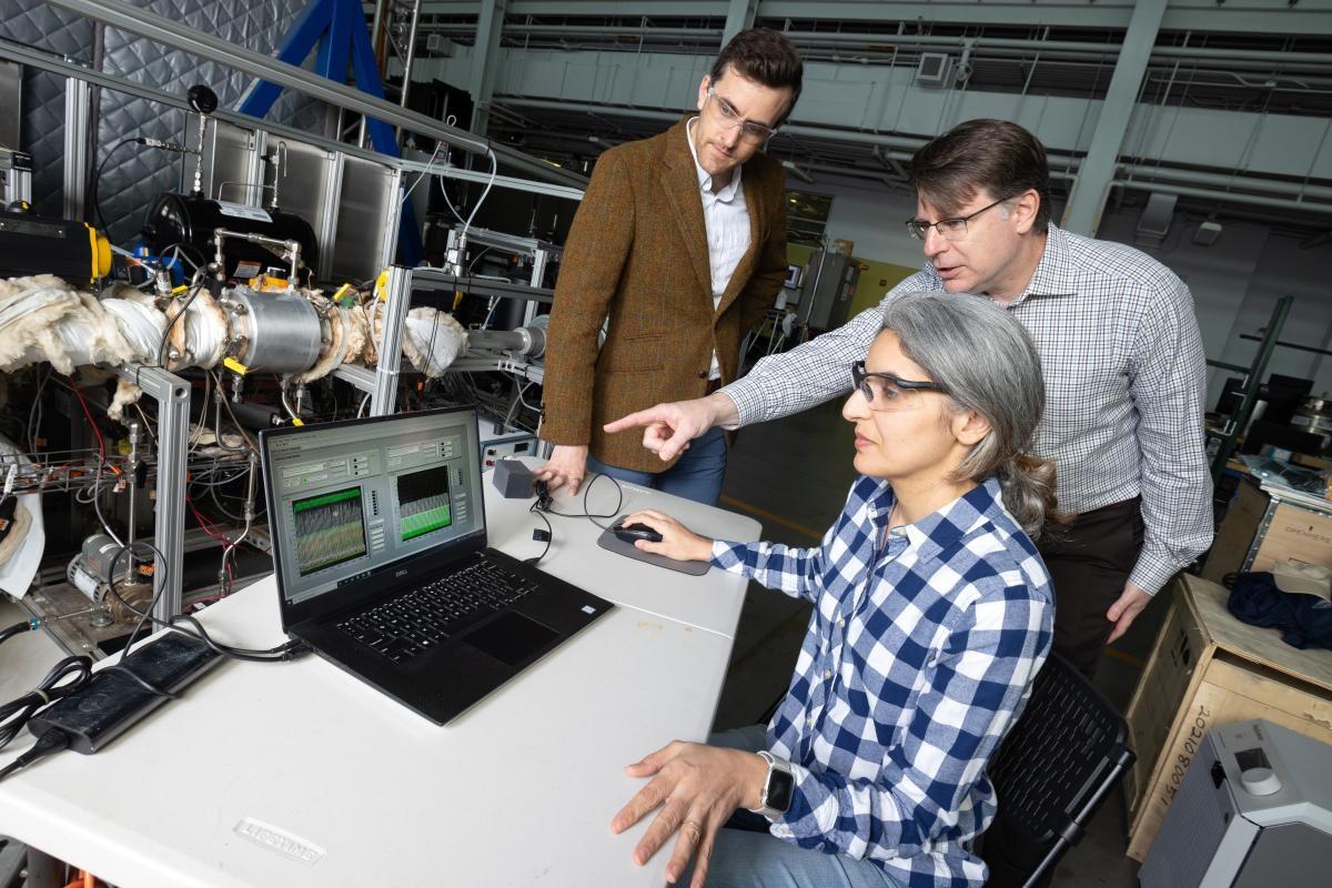 Chris Jones and collaborators in the lab